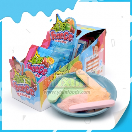 bonbons en poudre acidulés