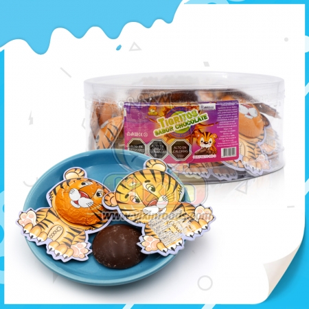 Chocolat en forme d'animal tigre