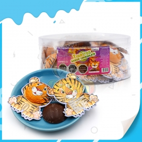 Chocolat en forme d'animal tigre