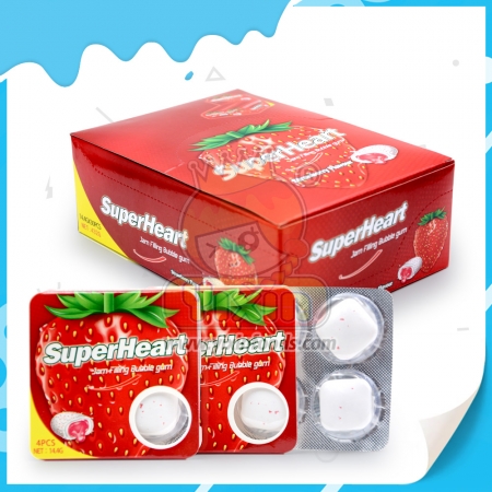 Super Chewing-gum en forme de cœur