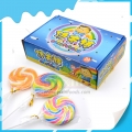 Sucette ronde colorée en forme d'arc-en-ciel, 30 g, à vendre à chaud 
