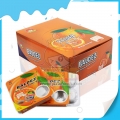 Vente chaude Baldez saveur orange bubble gum confiture remplissage chewing-gum fournisseur de Chine 