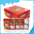 Fournisseur chinois de chewing-gum à la fraise Baldez, rempli de confiture 