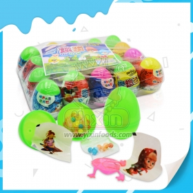 œuf avec jouet et bonbons