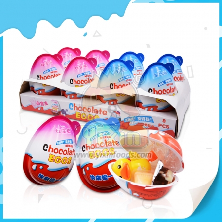 jouet oeuf avec biscuit au chocolat