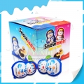 Œuf surprise en chocolat bonhomme de neige avec biscuit pour garçons et filles 