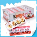 Œuf oiseau Kengo 4 en 1 en chocolat blanc et noir avec biscuit 