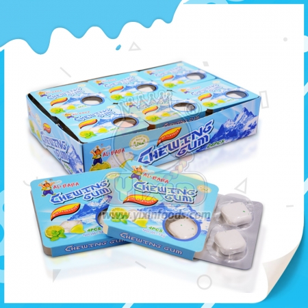 chewing-gum fourré au centre