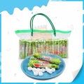 Bonbons durs ronds à la pastèque en sachet 
