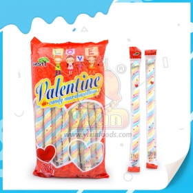 Guimauve en forme de longue torsade