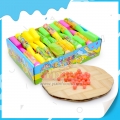 Bonbons durs colorés au goût fruité pour brosse à dents 