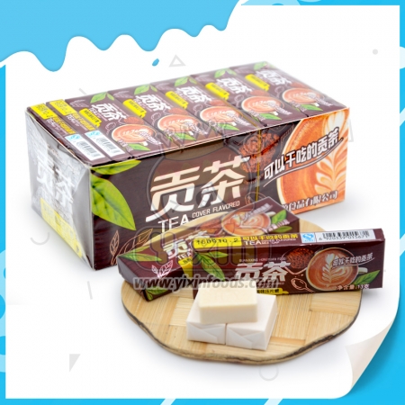 bonbons durs au lait et au thé vert