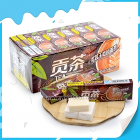 bonbons durs au lait et au thé vert