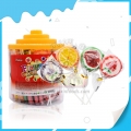 Prix du fournisseur : sucettes dures en forme de fleur de fruit halal 