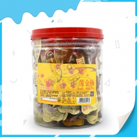 Bonbon sucette dure à la prune acidulée