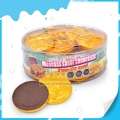 Pièces de monnaie rondes semi-sucrées, petits bonbons au chocolat 