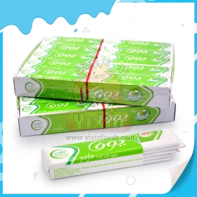 chewing-gum à la menthe