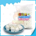 Emballage de 500 g de guimauve blanche de forme cylindrique 