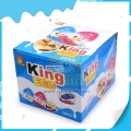 Les enfants aiment le jouet surprise King Milk Chocolate avec biscuit 