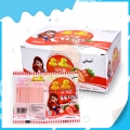 Boîte de vente chaude emballant un bâton de CC à saveur de fraise sucrée 