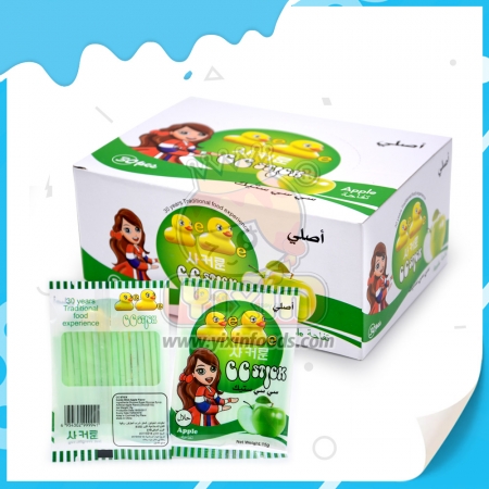 bâtonnet de CC saveur pomme