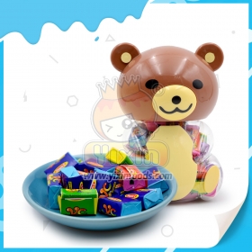 tatouage de bubble-gum en forme de pot d'ours