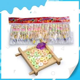 collier sucette bonbon dur
