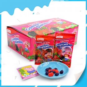 bonbons mous à la framboise et à la myrtille