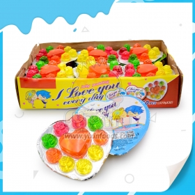gelée en forme de cœur