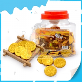 pièce d'or en chocolat