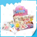 Sucette en guimauve douce quatre couleurs en forme de Hello Kitty 