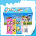 Bonbons volants fruités en bâtonnets avec puzzle pour enfants 