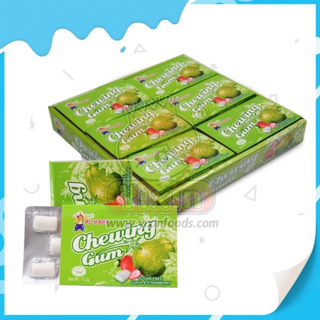 chewing-gum au raisin et à la cerise