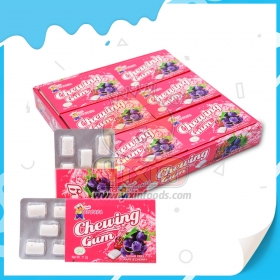chewing-gum au raisin et à la cerise