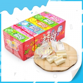 chewing-gum au goût fruité