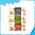 Biscuits croustillants délicieux de haute qualité à 3 saveurs 