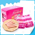 Bonbon dur au yaourt au goût de fraise sucrée 