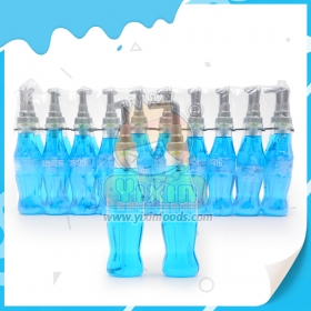 Bonbons en spray au cola bleu