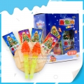 Sucette en forme de sapin de Noël avec mini lampe torche 