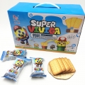 Biscuit au lait concentré Super Viviga au goût de fromage, vente en gros 