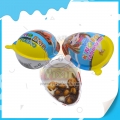 Oeuf en chocolat HALAL de type bonbon avec biscuit et jouet 