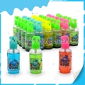 Bonbons en spray au gaz aromatisés aux fruits, petit emballage de 30 ml, dans un plateau 