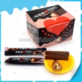 Délicieux biscuit fourré à la confiture de lait et enrobé de chocolat 