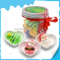 forme de bonhomme de neige maeshmallow dans 