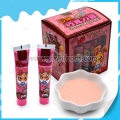 20 g de confiture de chocolat au goût de fraise sucrée en tube 