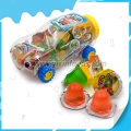 Bonbons en gelée de fruits à vendre avec emballage en forme de voiture de course 