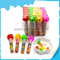 bonbons en forme de haricot dans un pot de dessin animé 