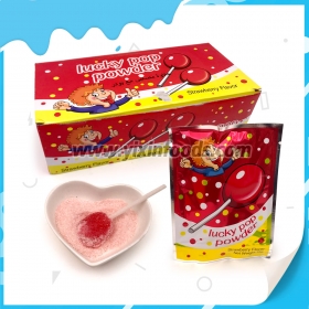 faire éclater des bonbons avec une sucette