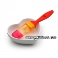 Bonbon sucette dure au goût de fraise, pinceau à peindre, jouet bonbon 