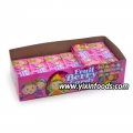 Bonbons aux baies fruitées avec carte jouet et autocollant 